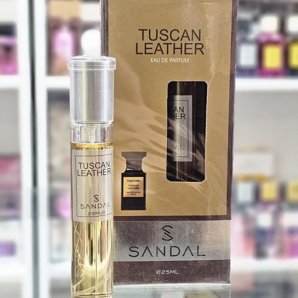 عطر جیبی مردانه صندل مدل توسکان لدر حجم 25میل