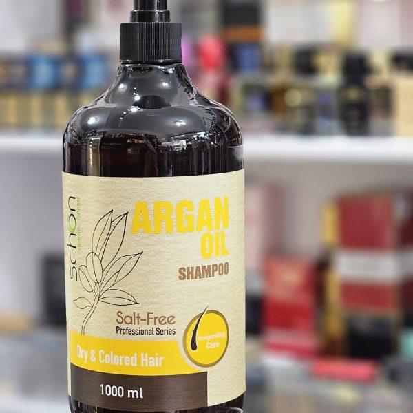 شامپو شون حاوی روغن آرگان مناسب مو خشک و رنگ شده  حجم 1000 میلی لیتر
